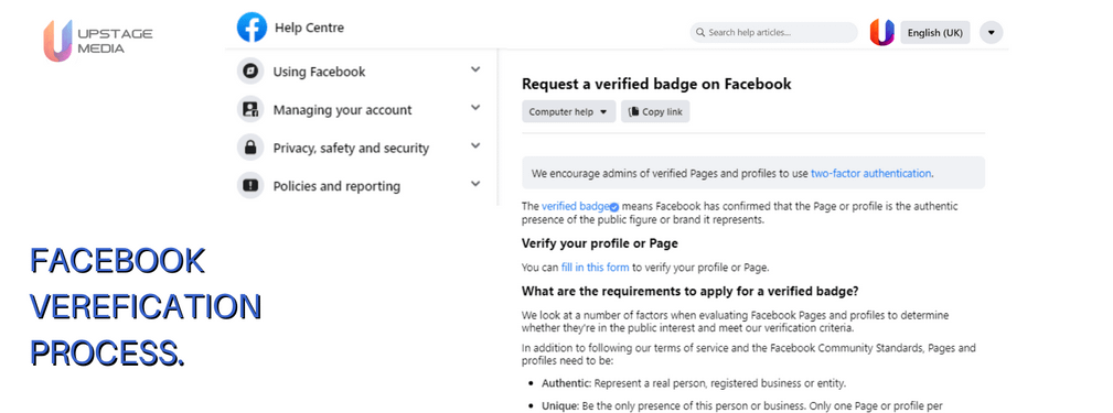 Facebook Page Likes from Verified Badge Accounts