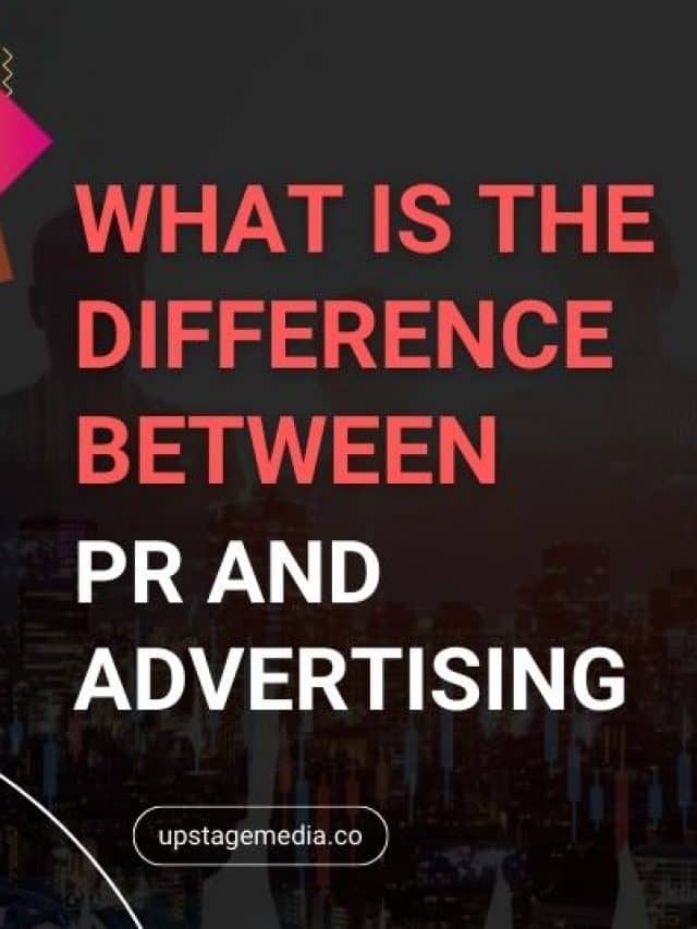 difference between pr and advertising